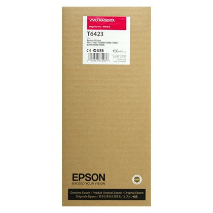 Image of Epson T6423 bíborvörös (magenta) eredeti tintapatron HU ID 13929