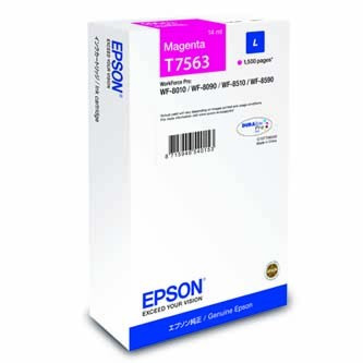 Image of Epson T7563 T756340 purpurová (magenta) originální cartridge CZ ID 8262