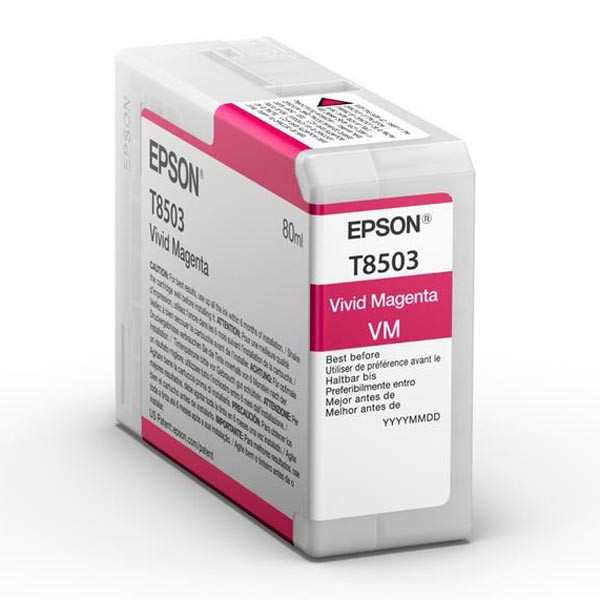 Image of Epson T8503 bíborvörös (magenta) eredeti tintapatron HU ID 13953