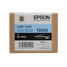 Image of Epson T8505 jasno błękitny (light cyan) tusz oryginalna PL ID 9854