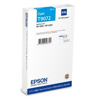 Image of Epson T907240 T9072 XXL cián (cyan) eredeti tintapatron HU ID 10308
