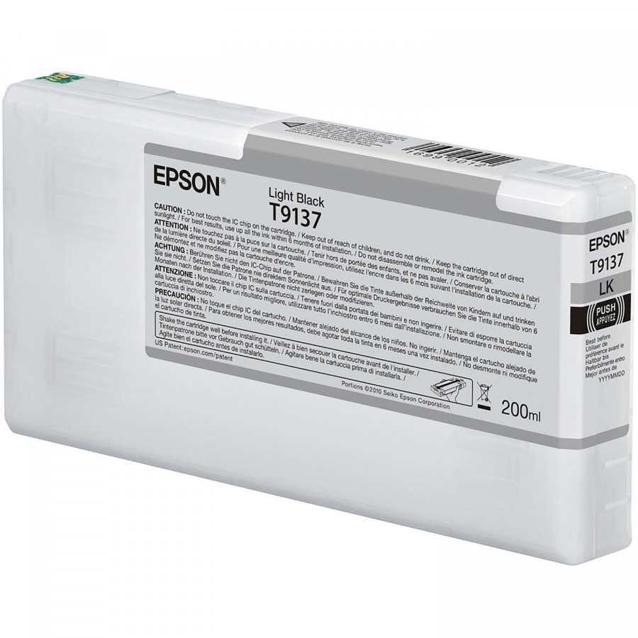 Image of Epson T9137 světle čierna (light black) originálna cartridge SK ID 16180