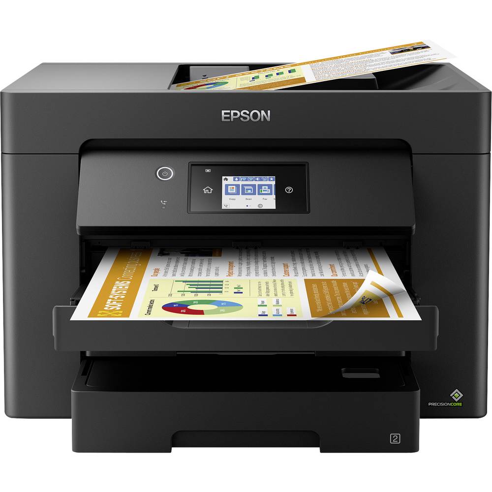 Image of Epson WorkForce WF-7830DTWF Inkjet multifunction printer A3 Printer Copier Scanner Fax Duplex LAN USB Wi-Fi