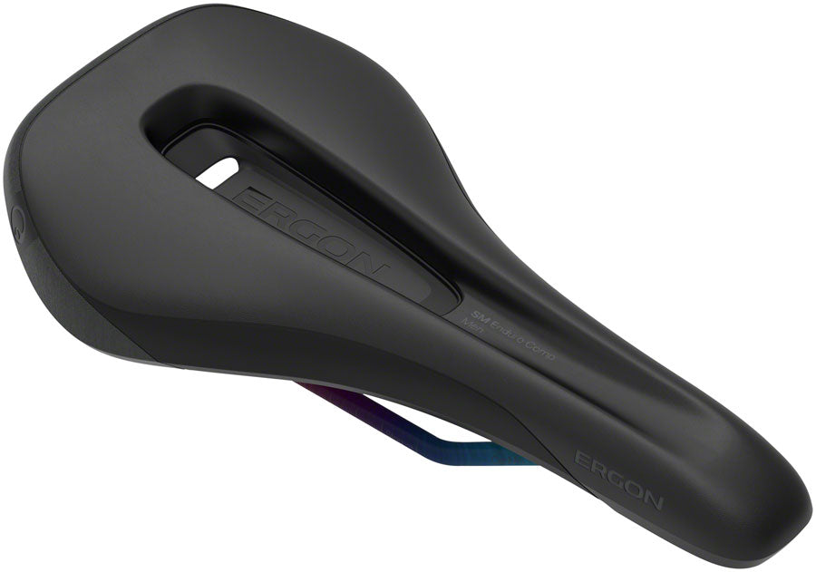 Image of Ergon SM Enduro Comp Saddle - Stealth/Oilslick Mens Small/Medium