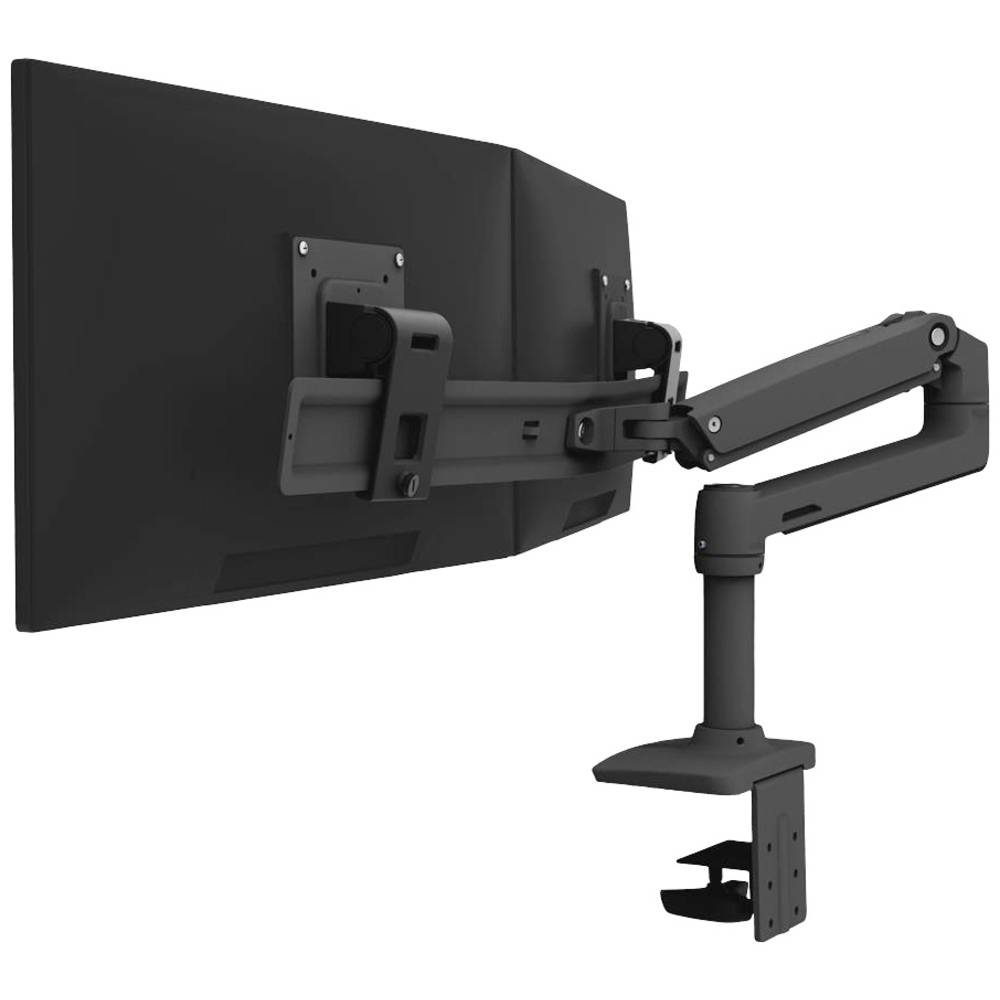 Image of Ergotron LX Dual Arm Direct Desk Mount 2x Monitor desk mount 381 cm (15) - 635 cm (25) Black Height-adjustable