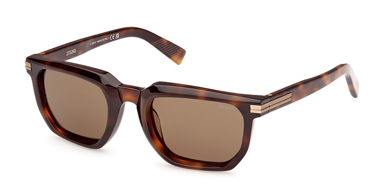 Image of Ermenegildo Zegna EZ0240 52J Óculos de Sol Tortoiseshell Masculino BRLPT