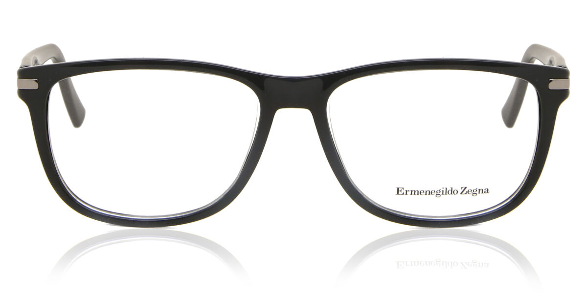 Image of Ermenegildo Zegna EZ5005 001 Óculos de Grau Pretos Masculino BRLPT