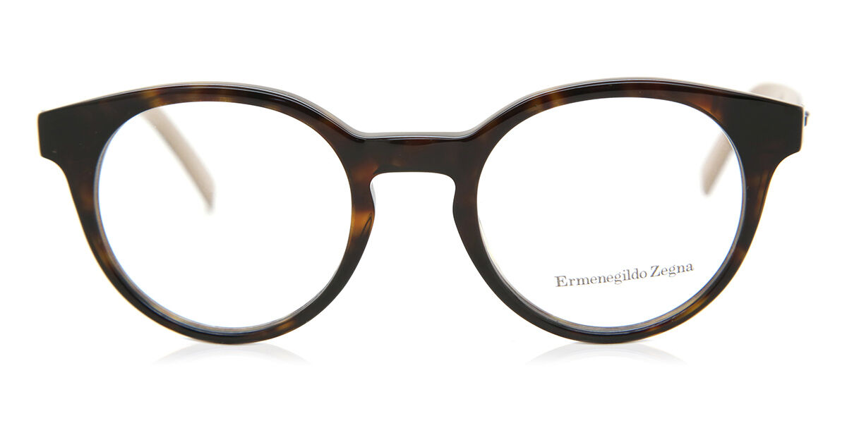 Image of Ermenegildo Zegna EZ5024 056 Óculos de Grau Tortoiseshell Masculino BRLPT