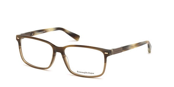 Image of Ermenegildo Zegna EZ5045 A62 Óculos de Grau Tortoiseshell Masculino BRLPT