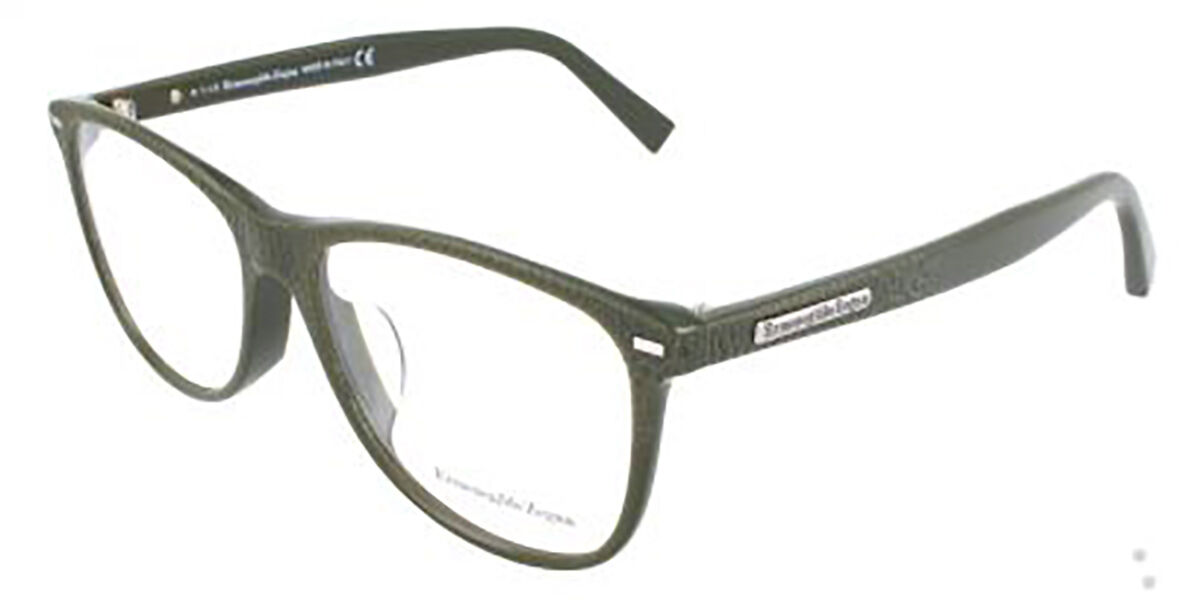 Image of Ermenegildo Zegna EZ5055/F Ajuste Asiático 098 Gafas Recetadas para Hombre Verdes ESP
