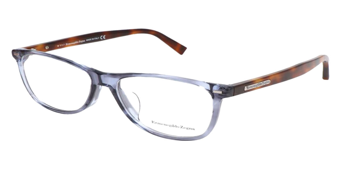 Image of Ermenegildo Zegna EZ5055F Asian Fit 090 Óculos de Grau Azuis Masculino PRT