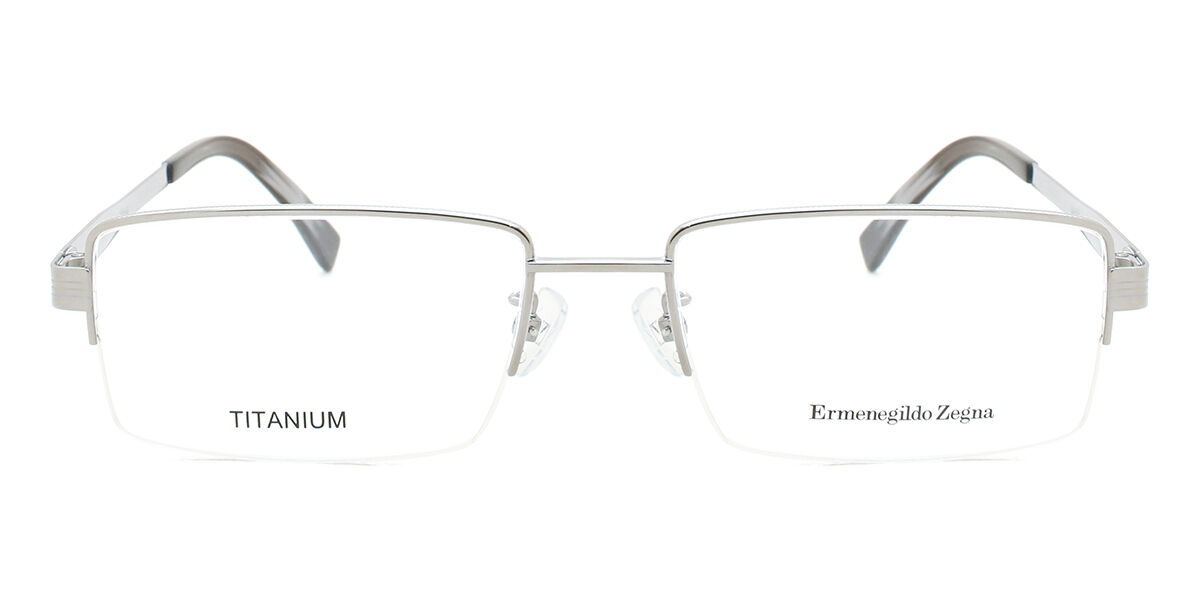 Image of Ermenegildo Zegna EZ5065D Asian Fit 012 Óculos de Grau Prata Masculino PRT