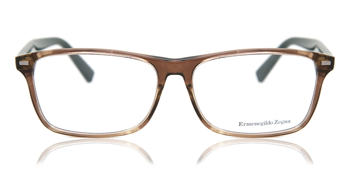 Image of Ermenegildo Zegna EZ5069 050 Óculos de Grau Marrons Masculino PRT