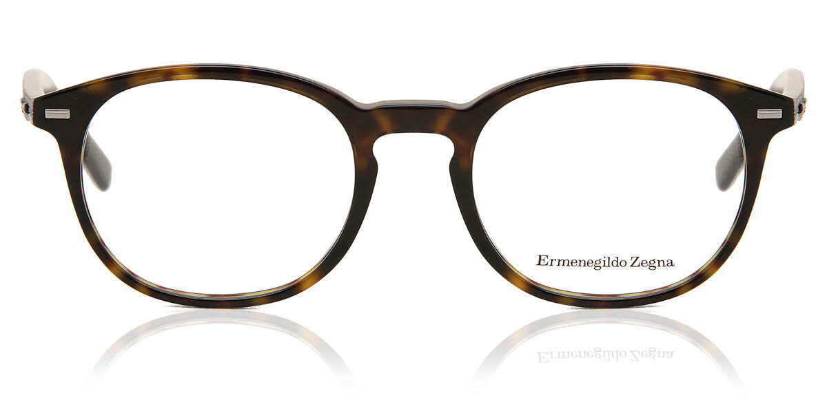 Image of Ermenegildo Zegna EZ5070 052 Óculos de Grau Tortoiseshell Masculino BRLPT