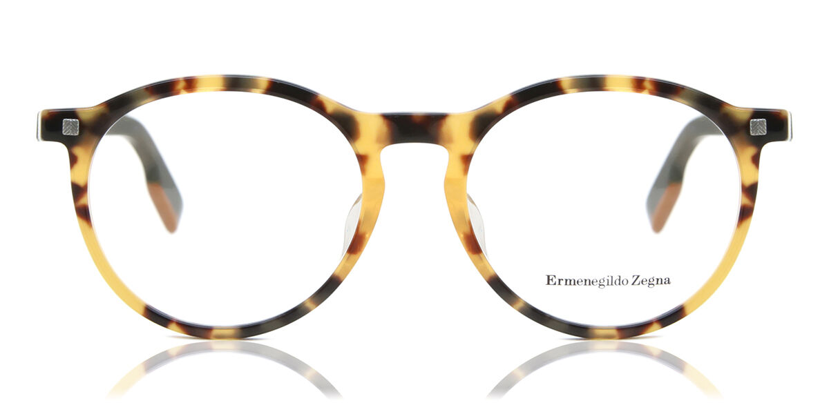 Image of Ermenegildo Zegna EZ5122F Asian Fit 055 Óculos de Grau Tortoiseshell Masculino PRT