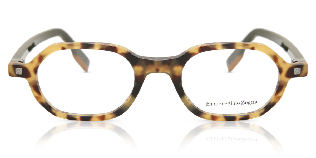 Image of Ermenegildo Zegna EZ5130 055 Óculos de Grau Tortoiseshell Masculino BRLPT