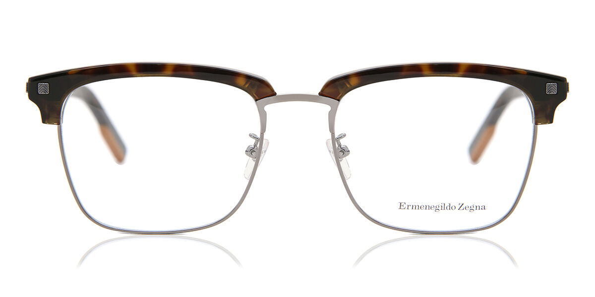 Image of Ermenegildo Zegna EZ5139F Asian Fit 052 Óculos de Grau Tortoiseshell Masculino PRT