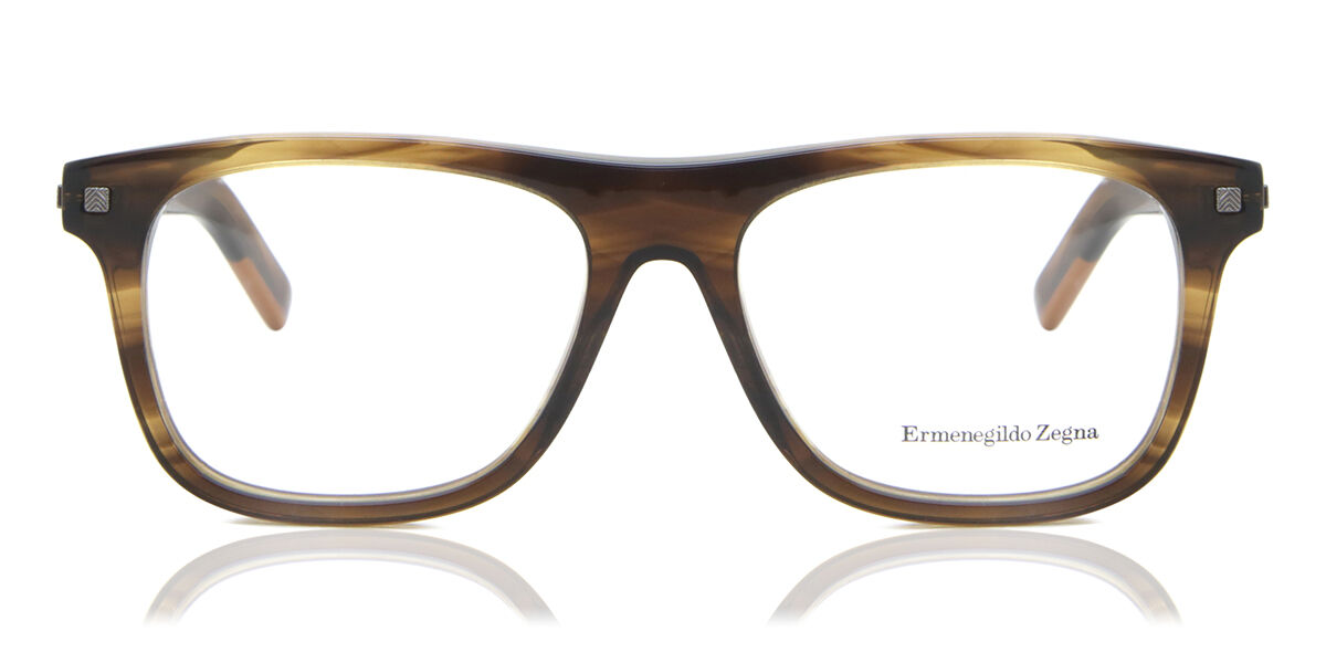 Image of Ermenegildo Zegna EZ5146 055 Óculos de Grau Tortoiseshell Masculino BRLPT