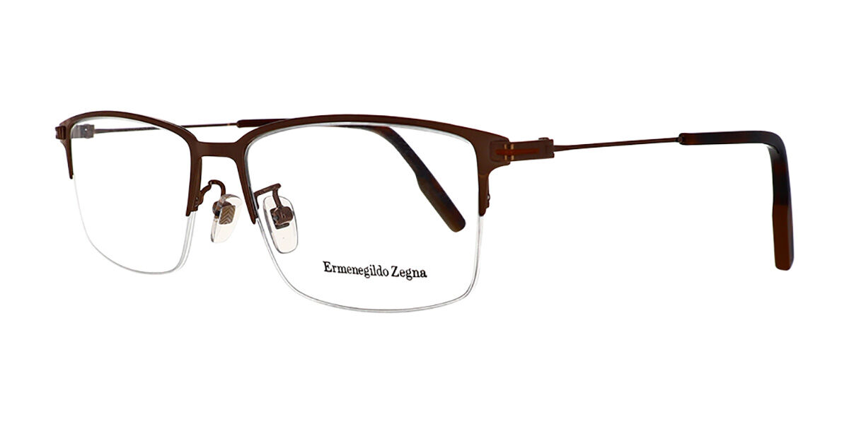 Image of Ermenegildo Zegna EZ5155D Asian Fit 036 Óculos de Grau Marrons Masculino PRT