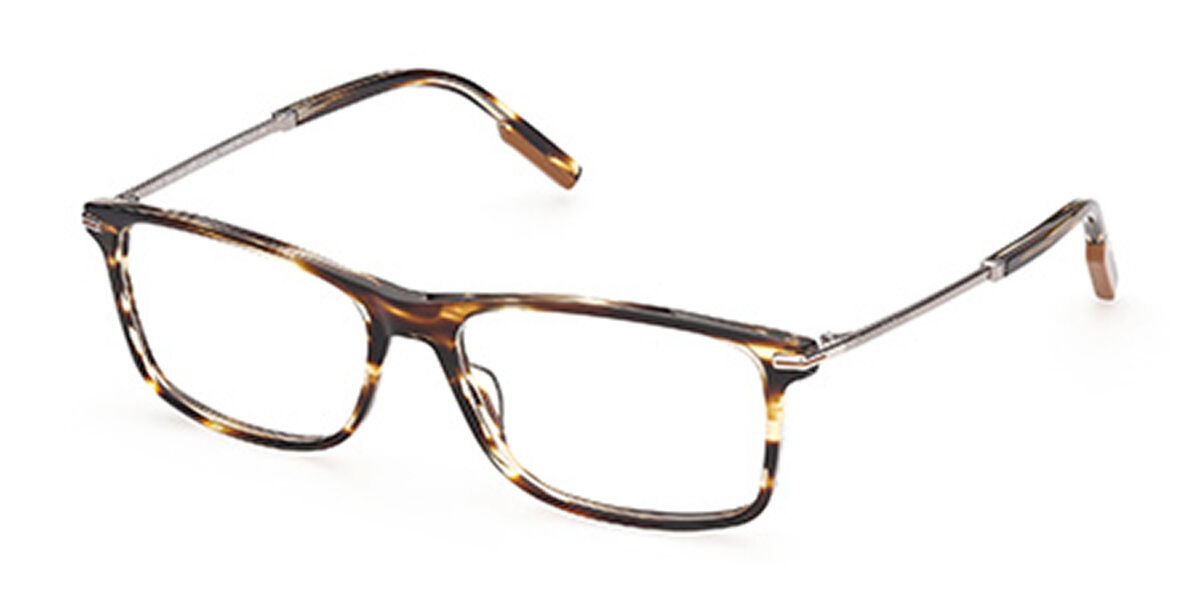 Image of Ermenegildo Zegna EZ5185 053 Óculos de Grau Tortoiseshell Masculino PRT