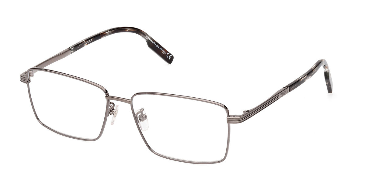 Image of Ermenegildo Zegna EZ5258-H 014 56 Szare Męskie Okulary Korekcyjne PL