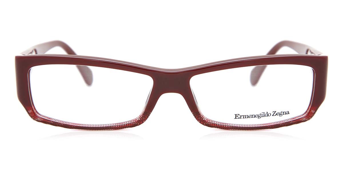 Image of Ermenegildo Zegna VZ3536 09M8 Óculos de Grau Vermelhos Masculino BRLPT