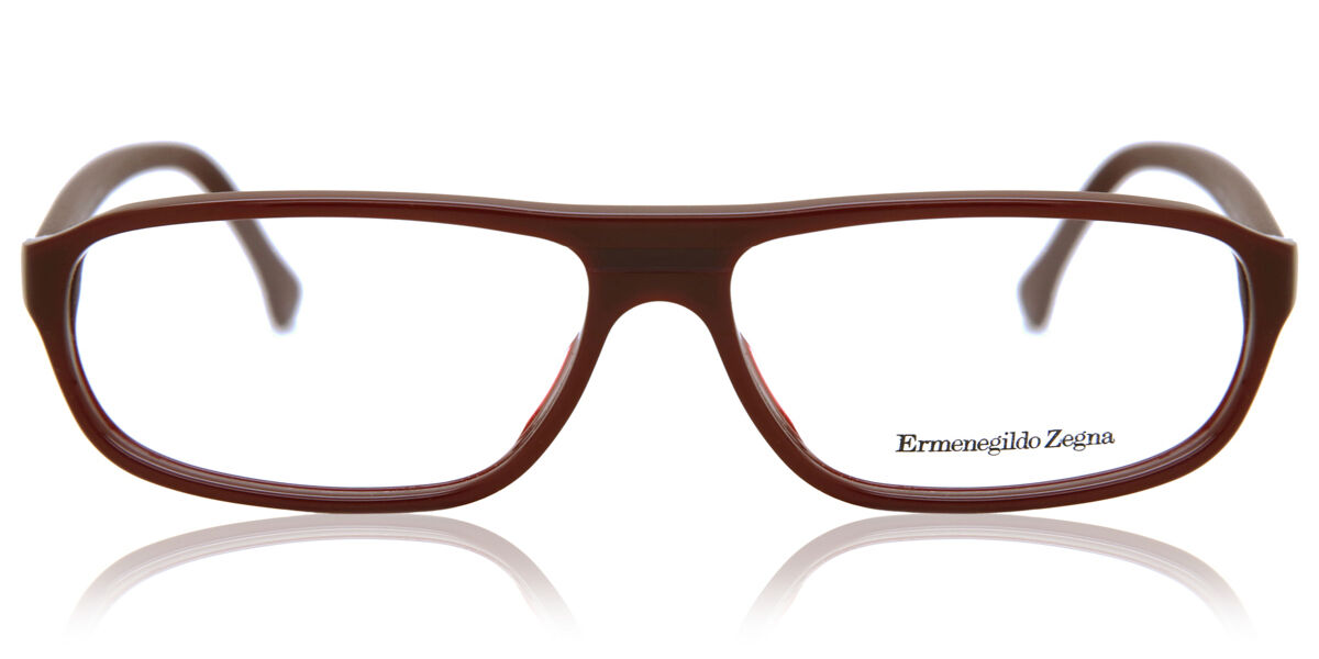 Image of Ermenegildo Zegna VZ3571V 09FH 55 Bourgogne Glasögon (Endast Båge) Män SEK