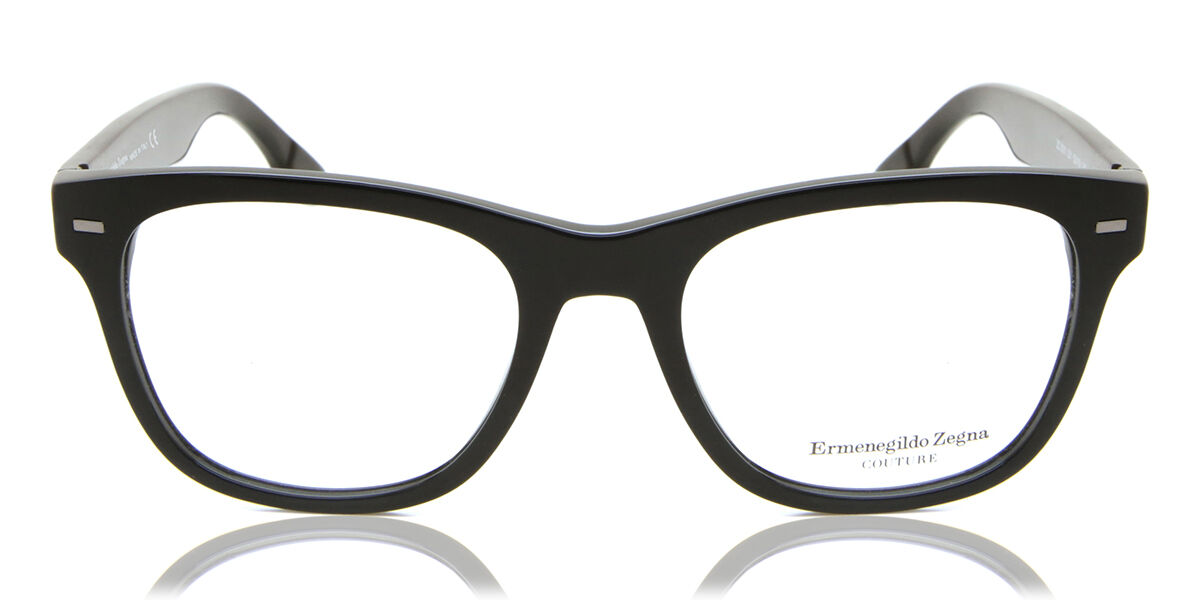 Image of Ermenegildo Zegna ZC5001 001 52 Czarne Meskie Okulary Korekcyjne PL