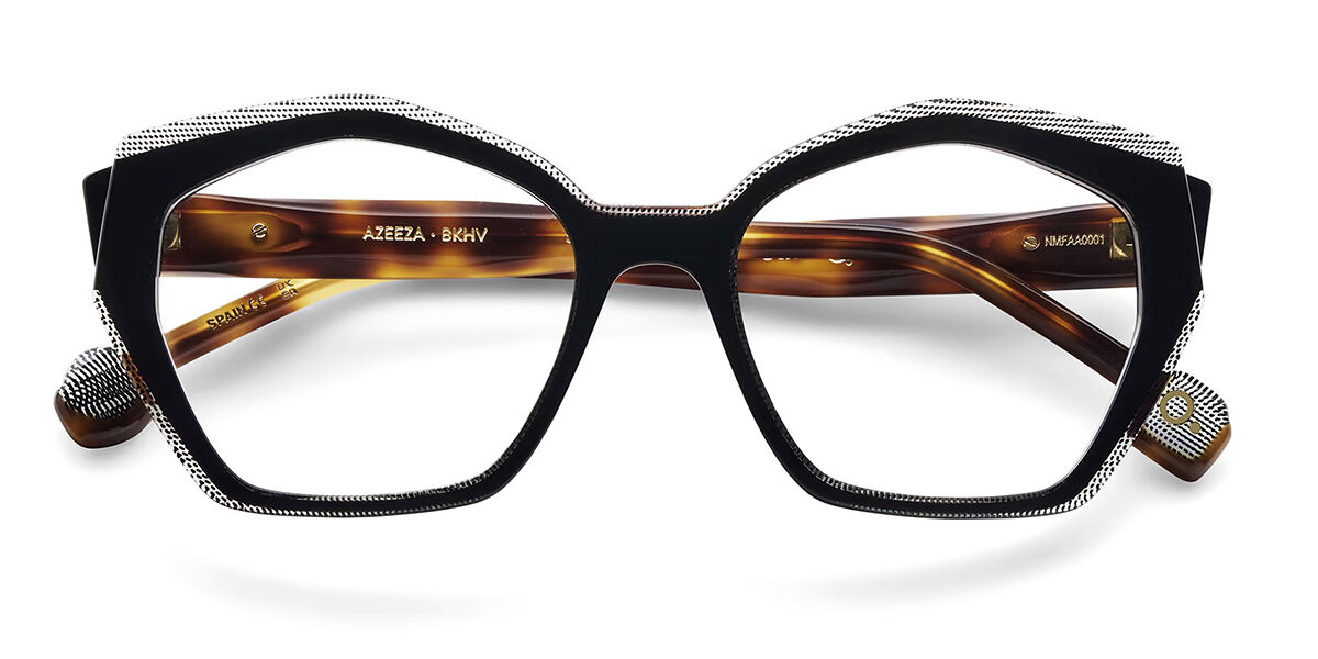 Image of Etnia Barcelona Azeeza BKHV Gafas Recetadas para Mujer Negras ESP