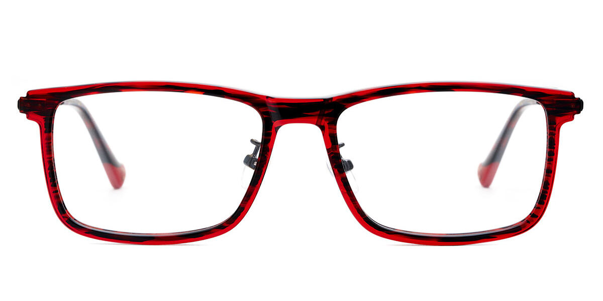 Image of Etnia Barcelona BeijingA Asian Fit RDBK Óculos de Grau Vermelhos Masculino PRT