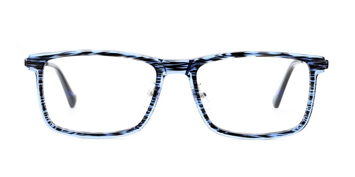 Image of Etnia Barcelona BeijingA Formato Asiático BLSL Óculos de Grau Azuis Masculino BRLPT