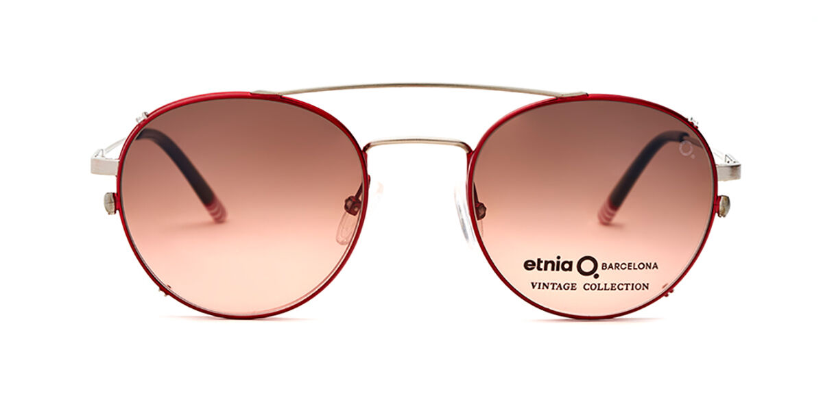 Image of Etnia Barcelona Le Marais Clip-On Only SLRD Óculos de Sol Vermelhos Masculino BRLPT