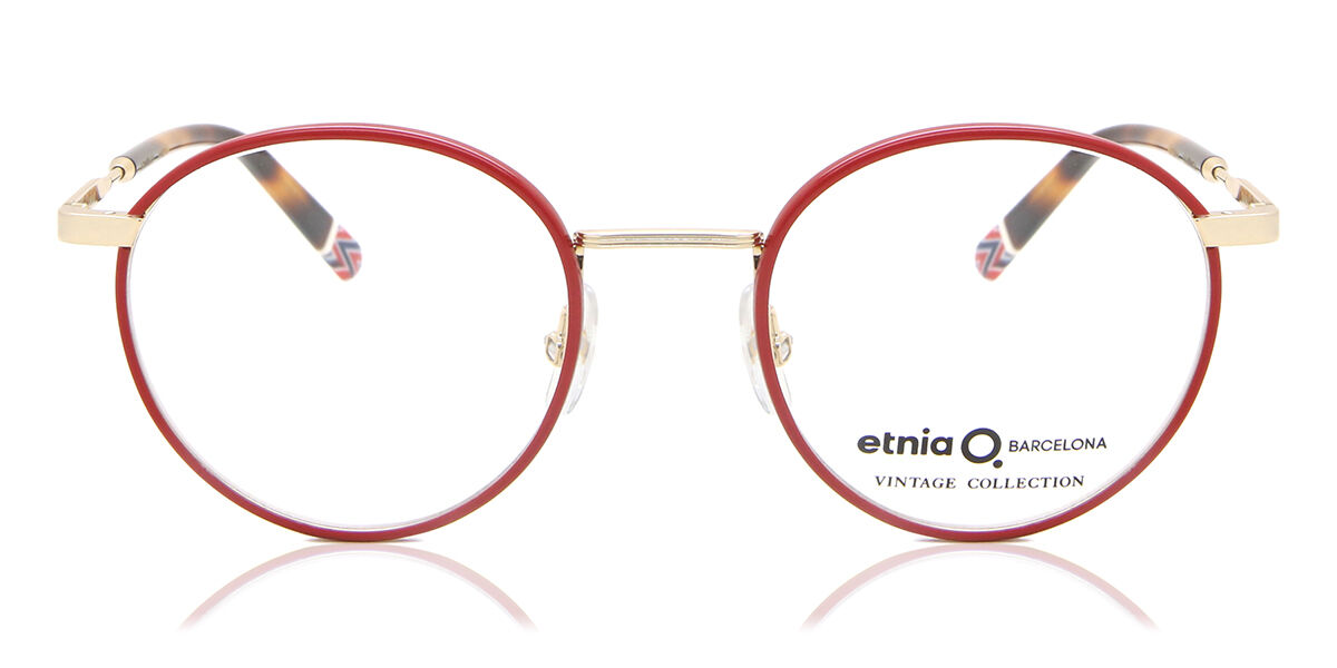 Image of Etnia Barcelona Llafranch RDGD Óculos de Grau Vermelhos Masculino PRT
