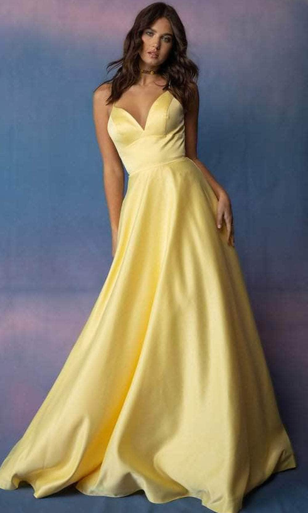 Image of Eureka Fashion 9008 - Sleeveless Deep Sweetheart Long Gown