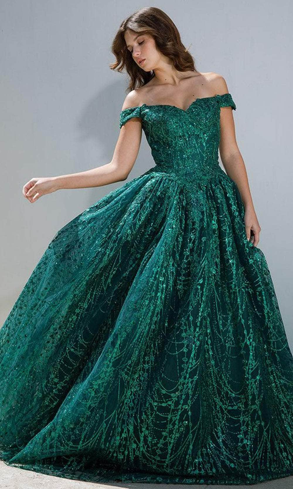 Image of Eureka Fashion 9778 - Off-Shoulder Sweetheart Ballgown