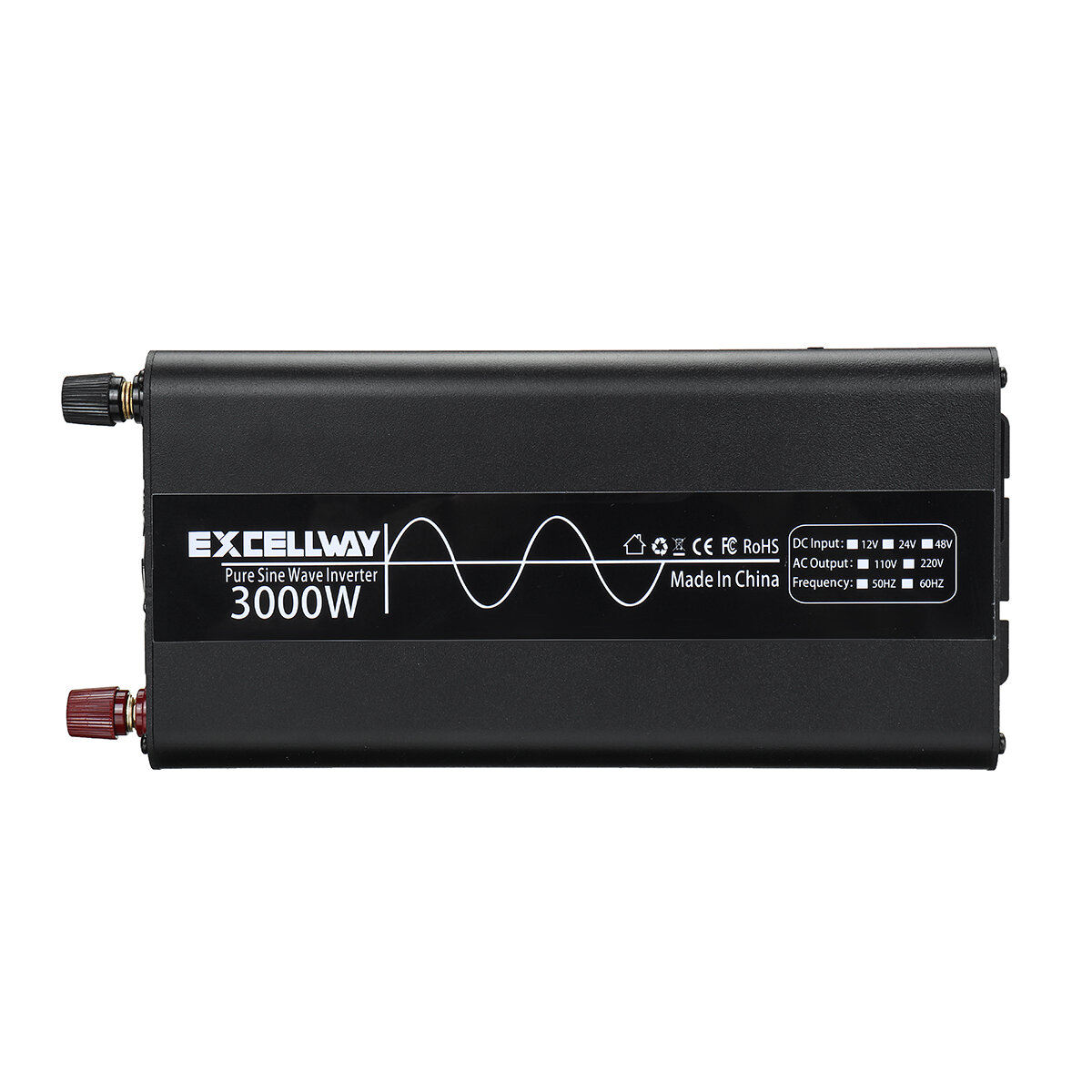 Image of Excellway 10000Wmax 50Hz 12/24/48V To 220V Pure Sine Wave Solar Inverters Digital Display Power Suppliers Inverters