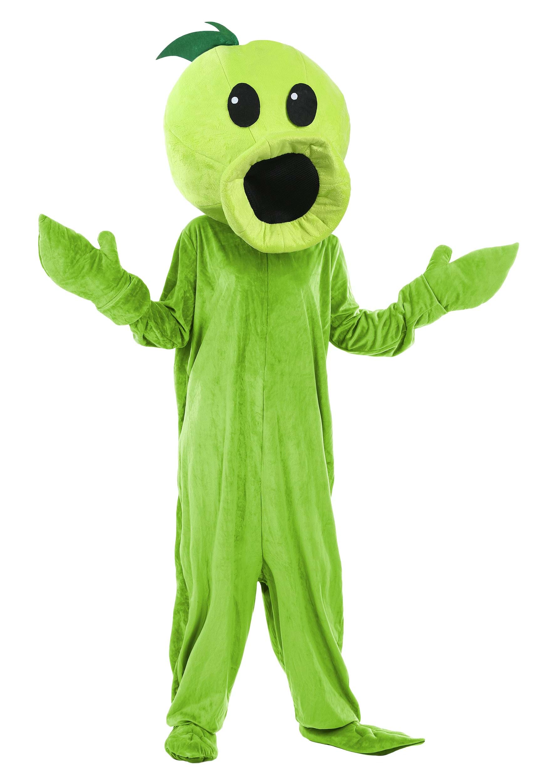 Image of Exclusive Adult Plants Vs Zombies Peashooter Costume ID FUN6320AD-M