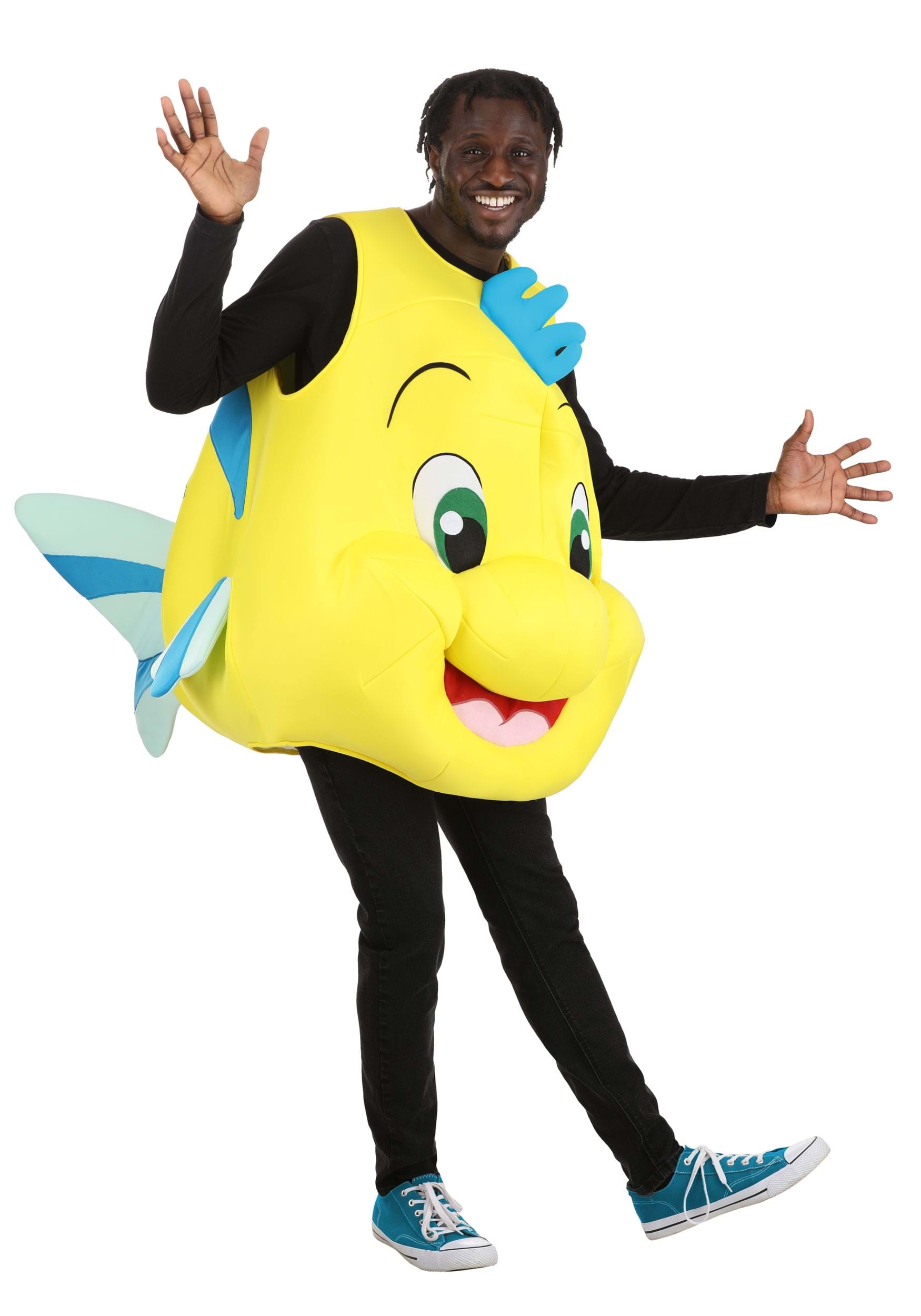 Image of Exclusive Disney Flounder Halloween Costume for Adults ID FUN3311AD-S/M