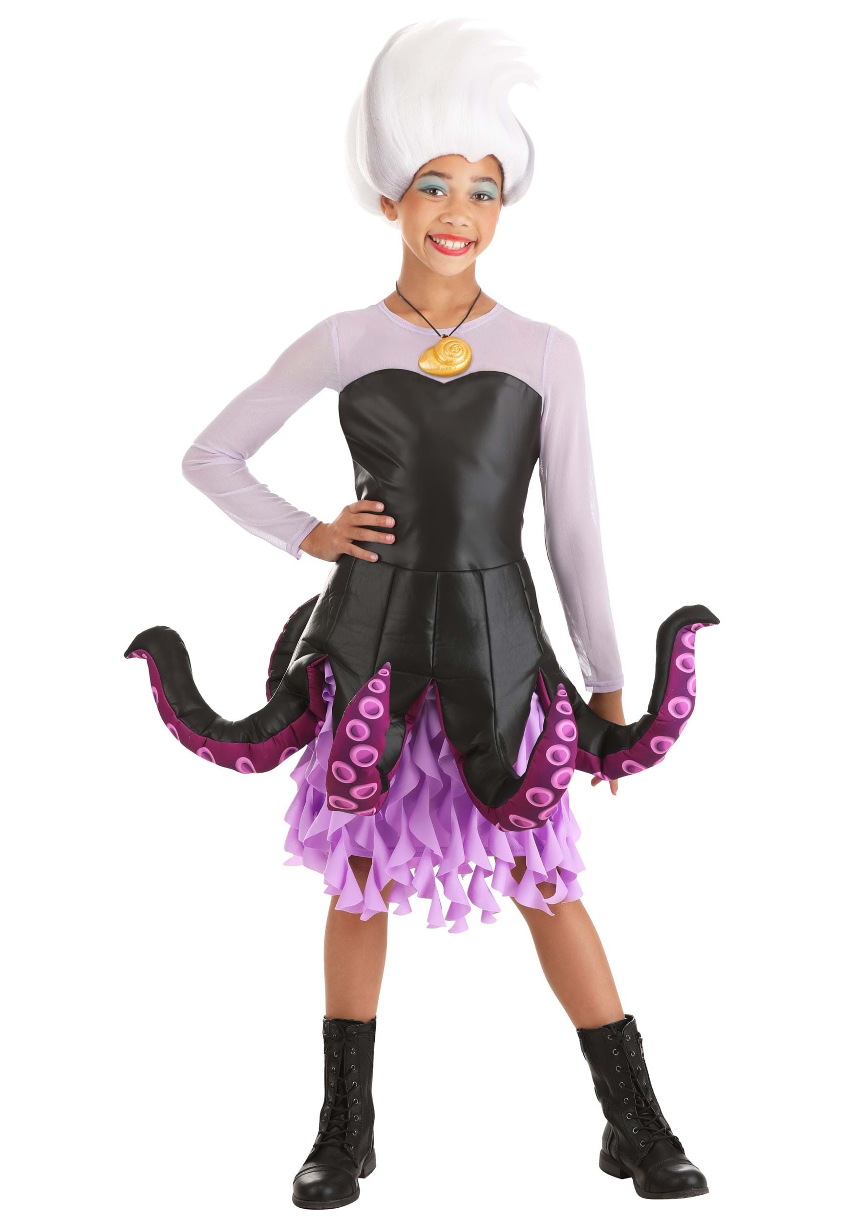 Image of Exclusive Disney Ursula Halloween Costume for Tween Girls ID FUN3312CH-M