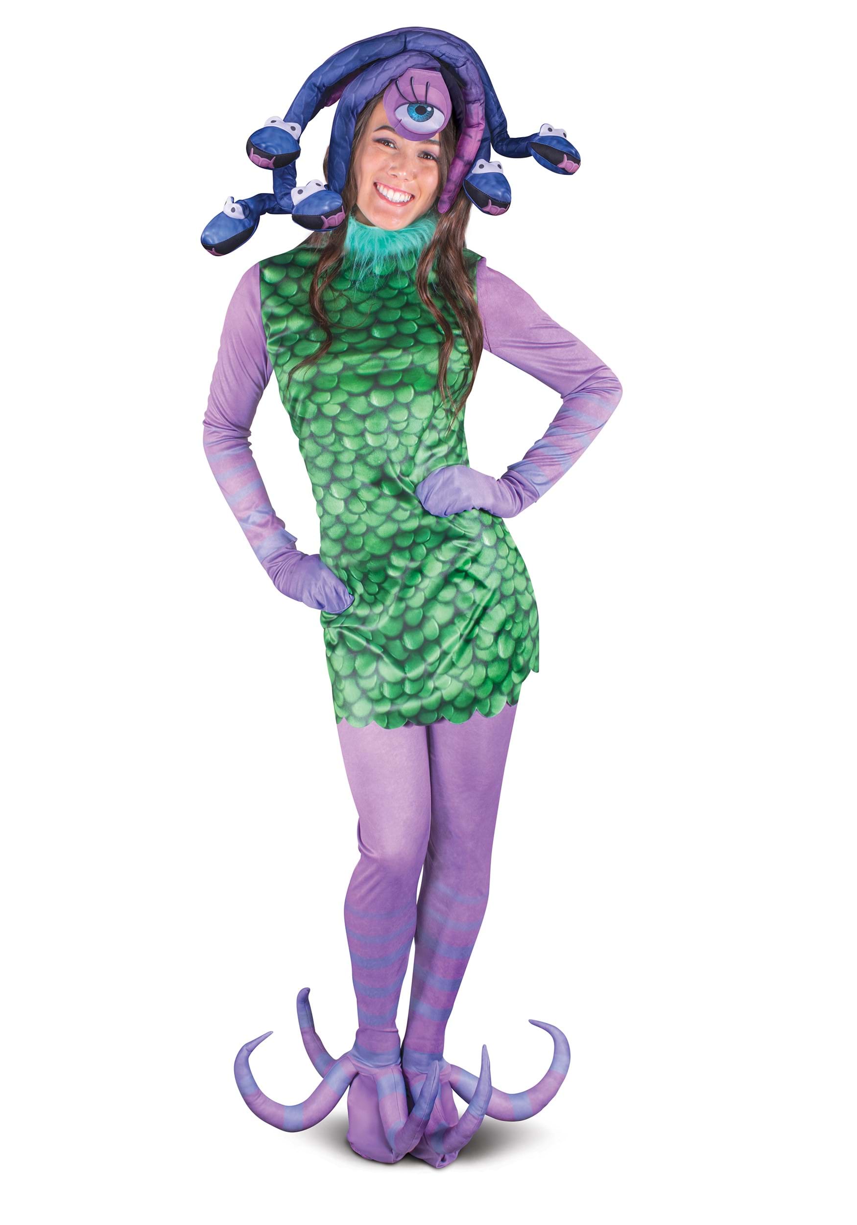 Image of Exclusive Monsters Inc Celia Costume for Women ID DI115449-XS