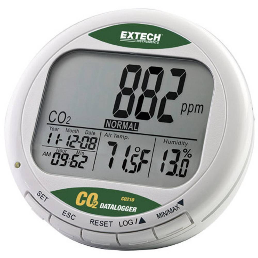 Image of Extech CO210 Carbon dioxide detector 0 - 9999 ppm