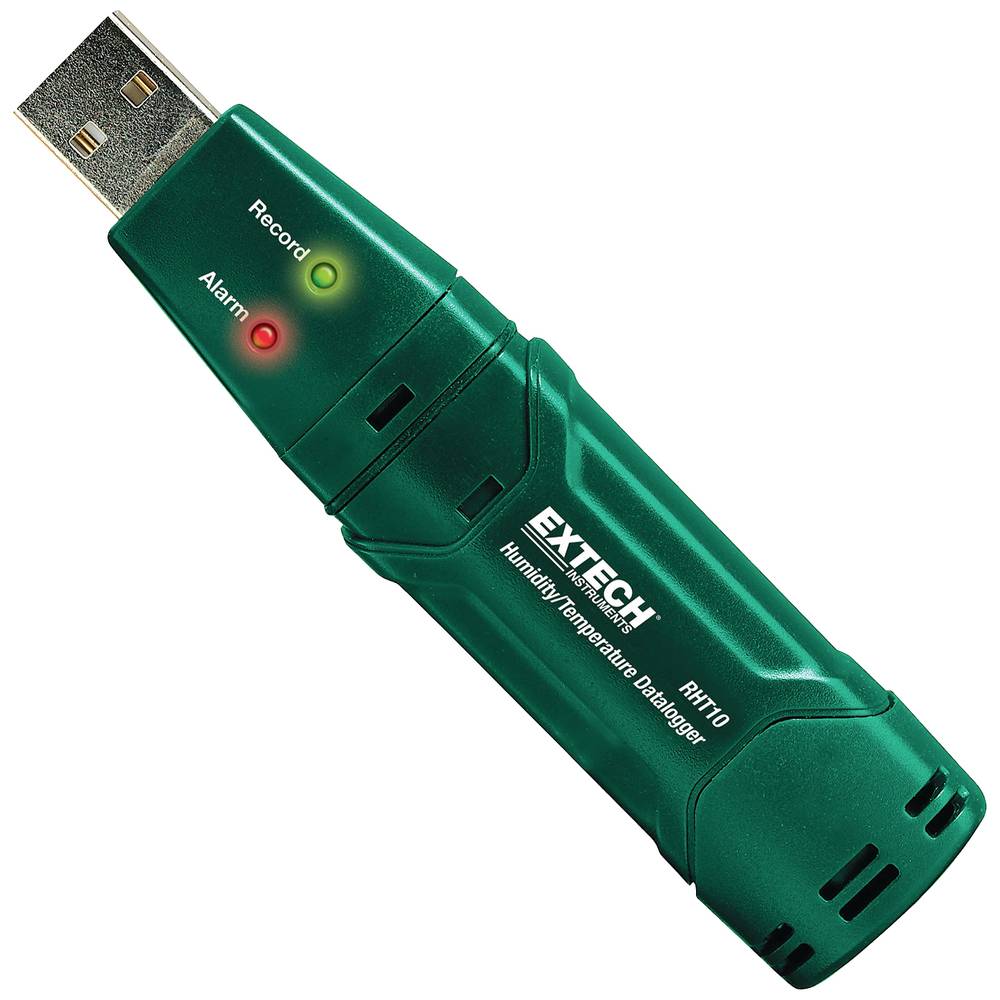 Image of Extech RHT10 Temperature data logger RH data logger Unit of measurement Temperature Humidity -40 up to +70 Â°C 0 up to