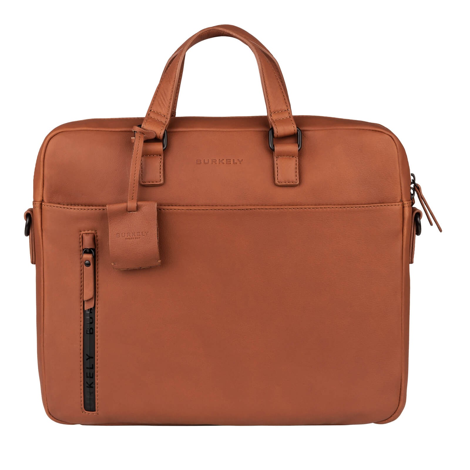 Image of Férfi bőr laptop táska Burkely Matis - konyak színű HU