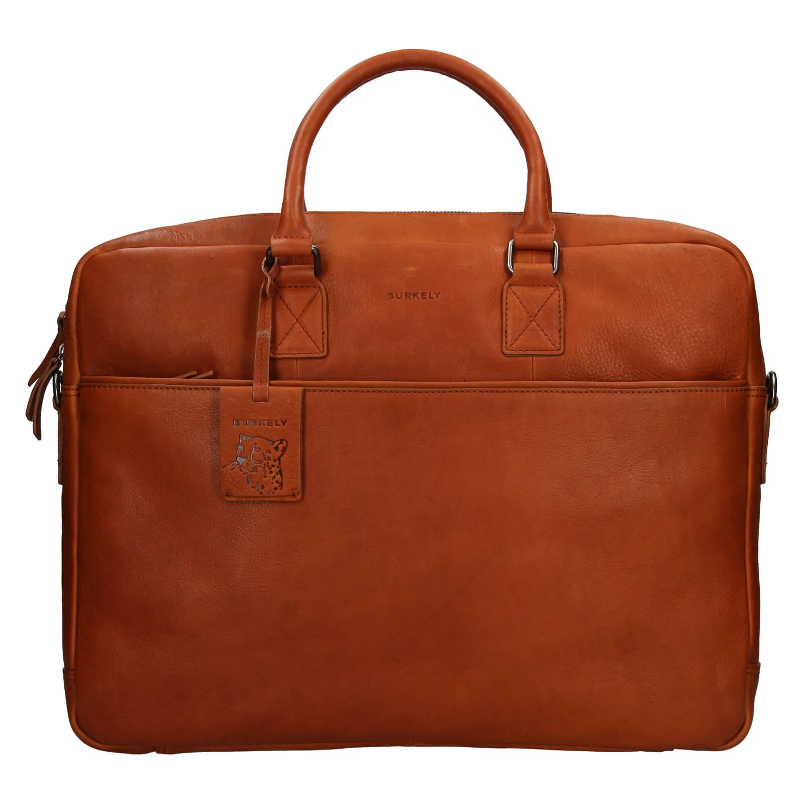 Image of Férfi bőr laptop táska Burkely Minvel - konyak színű HU