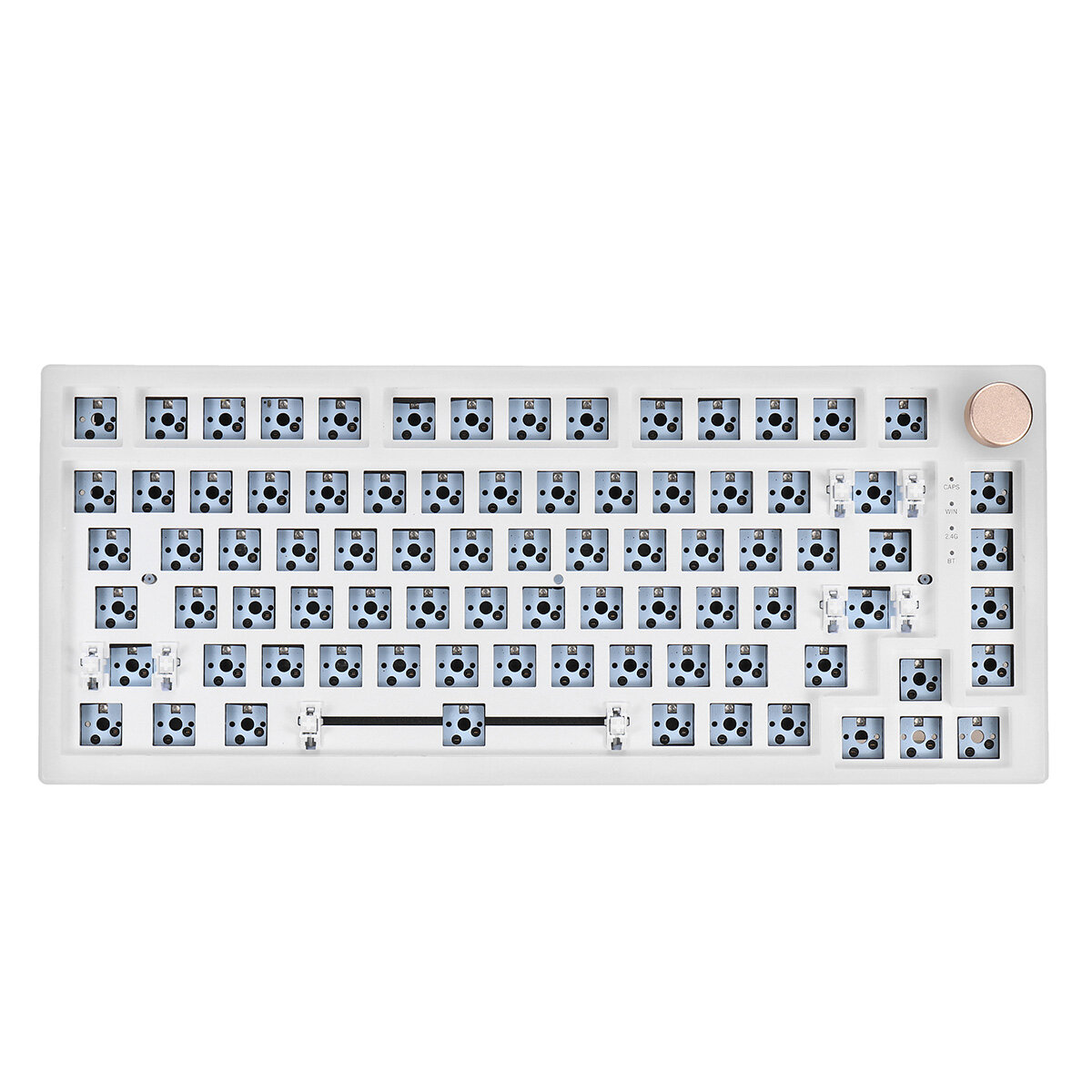 Image of FEKER IK75 PRO Keyboard Customized Kit 82 Keys Hot Swappable 75% RGB Wired bluetooth 50 24GHz Triple Mode PCB Mounting