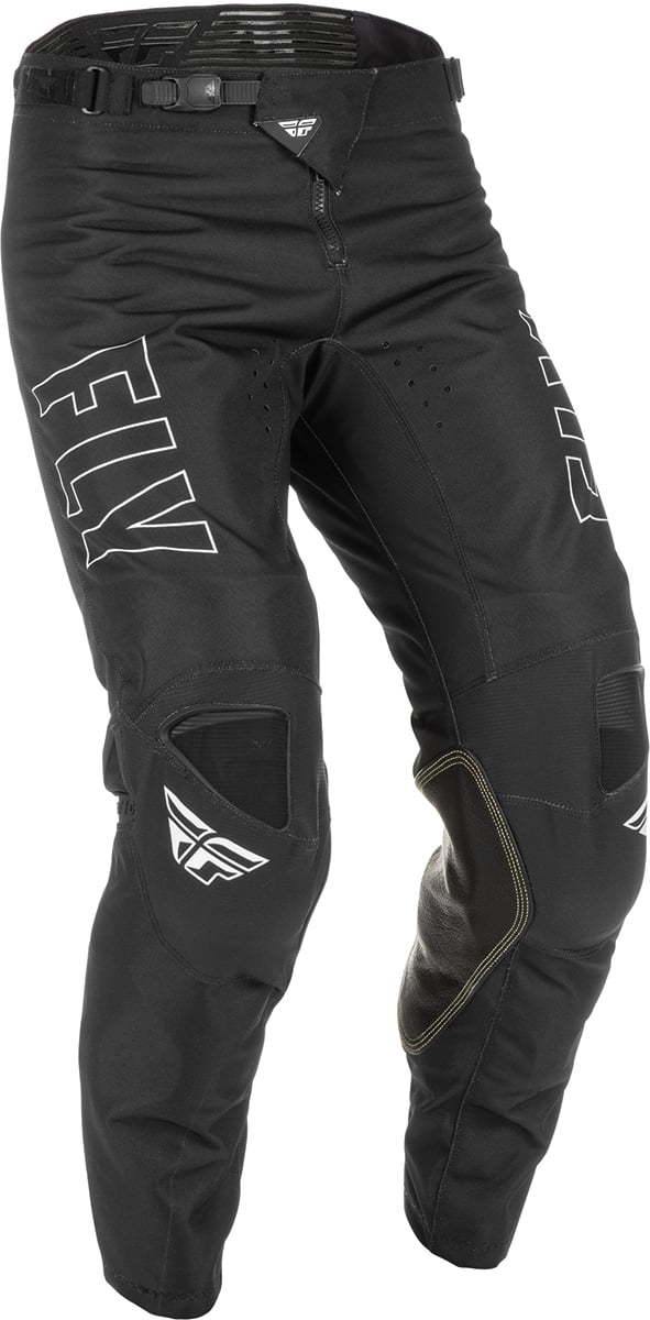 Image of FLY Racing Kinetic Fuel Noir Blanc Pantalon Taille 28