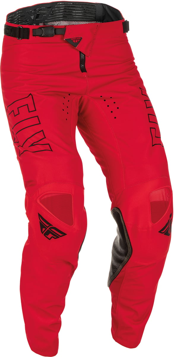 Image of FLY Racing Kinetic Fuel Rouge Noir Pantalon Taille 28