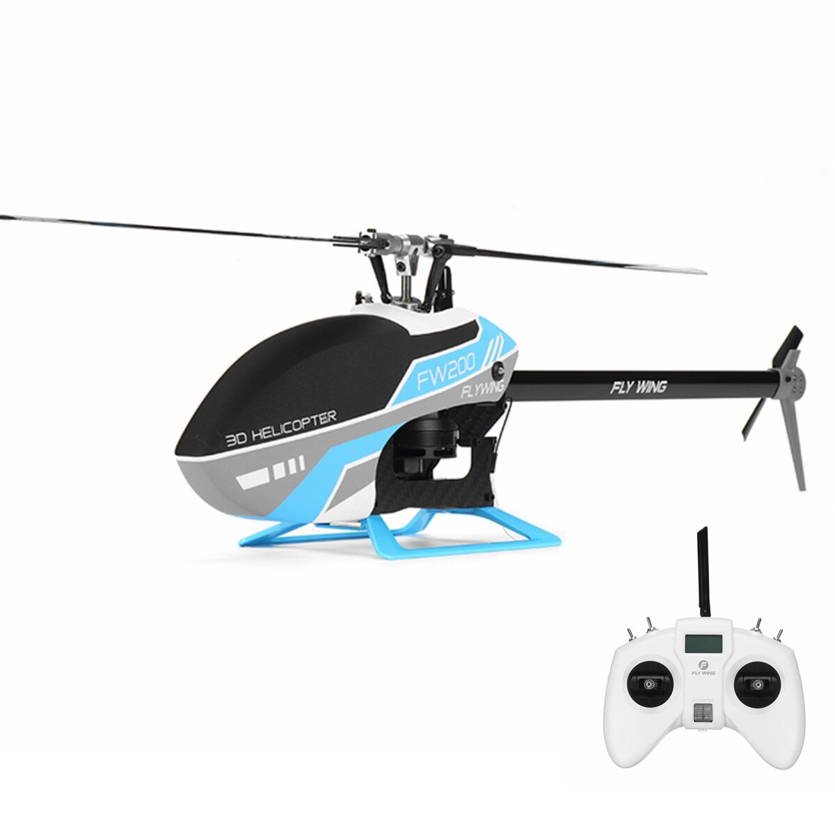 Image of FLY WING FW200 6CH 3D Acrobatics GPS Altitude Hold One-key Return APP Adjust RC Helicopter RTF With H1 V2 Flight Control