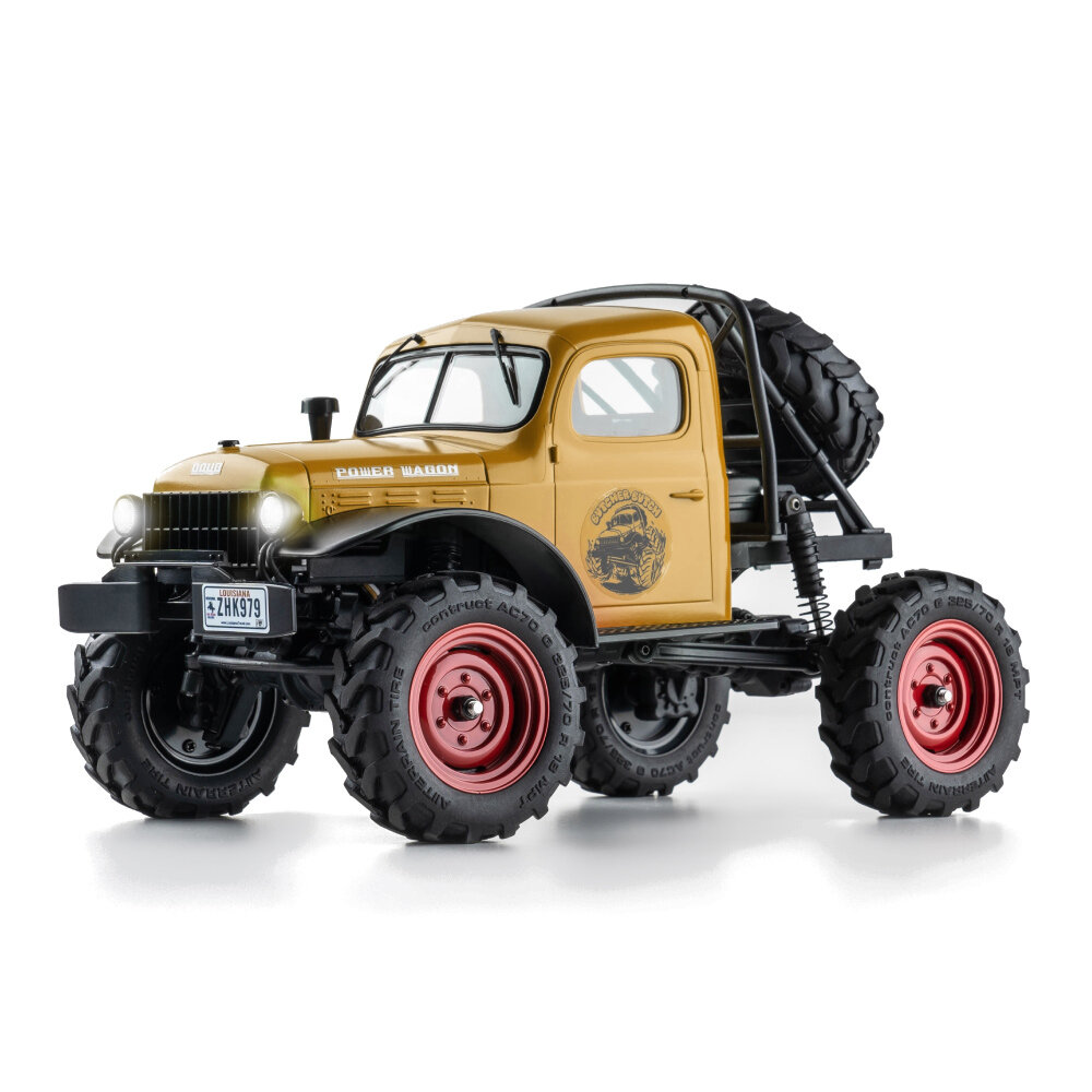 Image of FMS FCX24 POWER WAGON RTR 12401 1/24 24G 4WD RC Car Crawler LED Lights Off-Road Truck Vehicles Models Toys