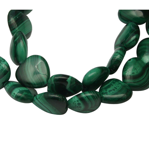 Image of FR_s Chapelets de perles en pierre gemme de malachite naturelle